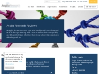 Anglia Research Reviews | Testimonials From Our Clients