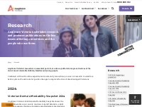 Research and Publications - Anglicare Victoria