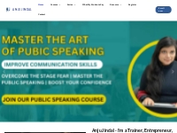 ANJU JINDAL - English course | Interview skills | Communication skills