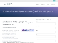 Area Agency on Aging Solutions