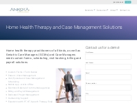 Home Health Therapy and Case Management Solutions