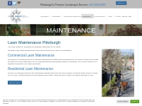 Lawn Maintenance Pittsburgh | A N Lawn Service Inc