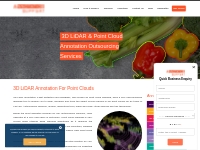 3d Lidar Annotation | 3D Point Cloud Labeling Services Outsourcing