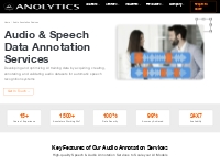 Audio Data Annotation and Classification Services