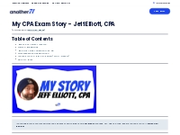 Jeff Elliott CPA (KS) | My CPA Exam Story | Another71.com