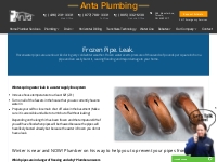 Frozen Pipe Repairs Toronto | Thawing | Anta Plumbing   Drain