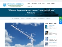 Different Types of Antennas   Characteristics of Antenna | Antenna Exp