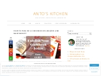 How to publish a cookbook on Amazon and make money? - Anto s Kitchen