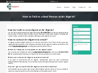 How Do I Communicate with Air Algerie?