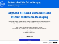 AnySend AI-Based Messenger | AI AnySend App | Any Send App | Emails | 