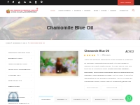  Blue Chamomile Oil Manufacturers India | AOS Products