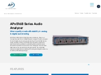 APx516B Series Audio Analyzer - Audio Precision© | The Global Leader