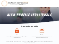 High Profile Financial Planning | High Profile Individuals