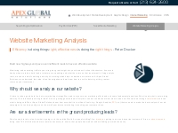 Website Marketing Analysis Los Angeles | Internet Marketing Analysis |