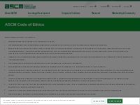 APICS Exam Code of Ethics | ASCM
