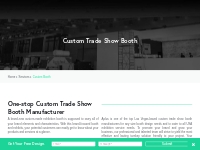 Custom Trade Show Booth Manufacturer | Aplus Expo