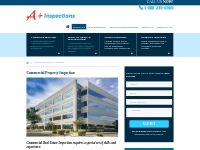 Commercial Real Estate Inspector - A + Inspections