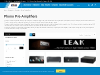 Phono Pre-Amplifiers - Turntables - Hifi Components