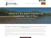 Hiking and Camping Shuttles - Apostle Islands Cruises