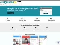 Android Creator | Create your real android app | Your Android app make