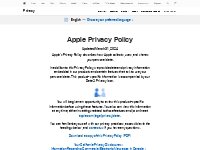 Legal - Apple Privacy Policy - Apple