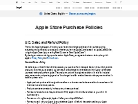 Apple - Legal - Sales Policies - U.S. Retail Sales
