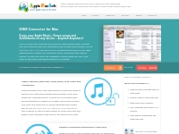 Mac DRM Converter, Convert iTunes M4P, Apple Music to MP3