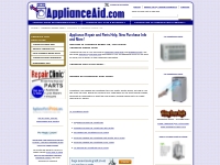 Appliance Repair and Parts Help, New Purchase Info | Appliance Aid