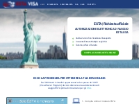 ESTA (Autorizzazione elettronica di viaggio per gli USA) | Application
