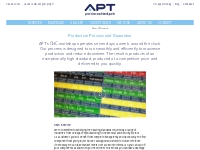 Production Process and Guarantee | APT Leicester