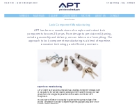 Lock Component Manufacturing | APT Leicester