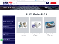 Shower facial filter | Aquapro UAE