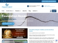 Foundation Repair Halifax | Foundation Crack   Basement Leak Repair in