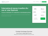 Foreign Exchange Services - Forex Liquidity Provider | AquireFX
