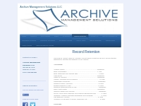 Record Retention Guidelines | Indian River 3PL and Document Storage | 