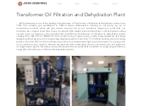 Transformer Oil Filtration Plant|Transformer Oil Filtration System