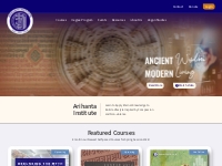 Arihanta Institute | Ancient Wisdom Modern Living - Arihant Jainism
