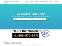 Arlo Camera | My Arlo Security Camera System | 1(855) 570-5971