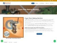 fully automatic paper plate making machine in Bihar, Patna