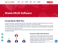 Matrix MLM software | Best Ladder/Forced Matrix MLM Plan