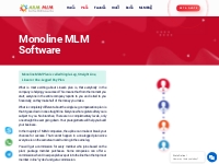 Monoline MLM Software | Single Leg MLM Plan – How it Works?