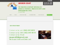 Armor Coat Contact Page