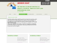 Armor Coat Residential Page