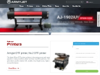 DTF printer, UV DTF printer, DTF ink - Armyjet