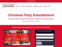 Christmas Party Pianist   Musician with Live Music in NJ, NYC   Philad