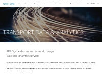 Transport Data   Analytics | ARRB
