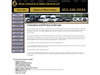 Party bus and Limousine service | Arrow Limousine   Sedan Services Ltd