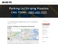 Parking Lot Striping Cloverleaf Texas - Parking Lot Striping Houston