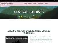 Festival   Artists   ArtsWells Festival