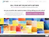 Artist Websites | Artists Website & Art Web Page Templates For Artwork